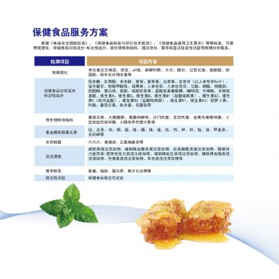 保健食品服务方案