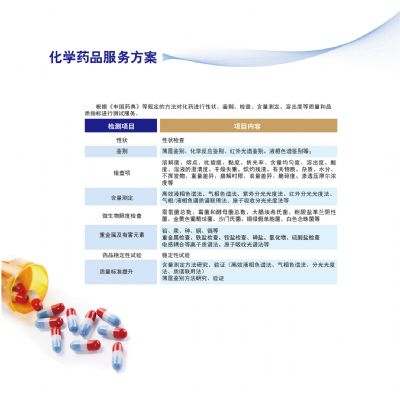 化学药品服务方案